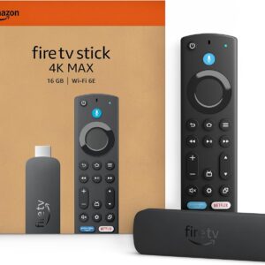 Amazon Fire TV Stick 4K Max (Wi-Fi 6E | AI-Powered Search | 4K UHD Streaming)