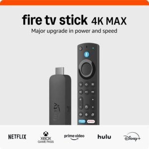 Amazon Fire TV Stick 4K Max (Wi-Fi 6E | AI-Powered Search | 4K UHD Streaming)