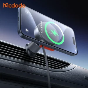 Powerful Mcdodo True 15W Magnetic Wireless Car Charger for iPhone – No More Weak Charging