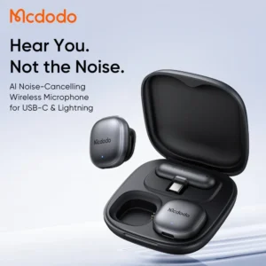 Powerful Mcdodo ClearSync Wireless Microphone – No More Noisy Audio | BusiDirect Zambia's No 1 Online Retailer
