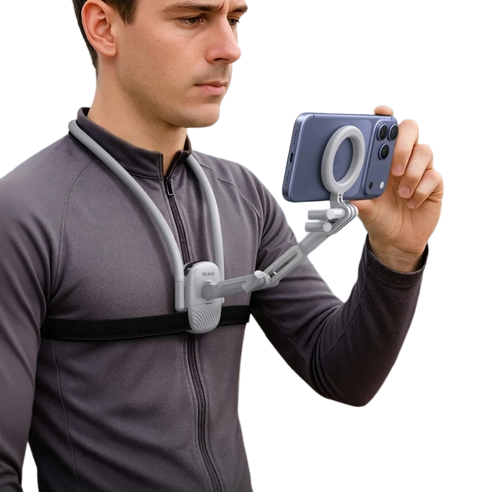 McDodo NexLink Magnetic Neck Phone & Action Camera Holder