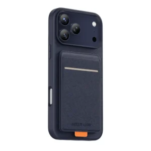 Premium Green Lion Regal MagSafe Leather Case With Card Holder For iPhone 17 Pro & iPhone Pro Max | Elegant Protection