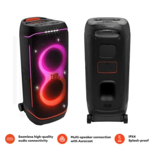 Ultra-Clear JBL PartyBox 720 Speaker – Powerful Pro Sound, 15 Hours Playtime, Futuristic Lightshow