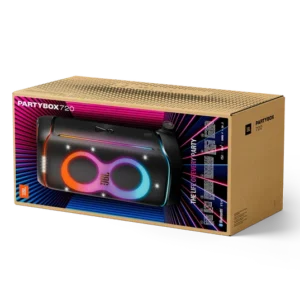 Ultra-Clear JBL PartyBox 720 Speaker – Powerful Pro Sound, 15 Hours Playtime, Futuristic Lightshow