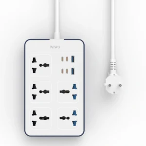 Reliable WiWU Wi-S006 PS524 20W GaN 11-in-1 Multifunction Power Strip for Fast Charging