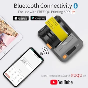 Best-Selling PUQU Q20 Bluetooth Thermal Label Printer – Reliable Portable Label Maker for Business & Home