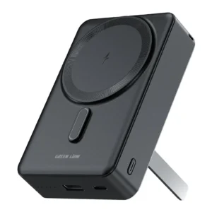 Stunning Green Lion San Marino 20000mAh Power Bank – 22.5W Fast Charging, 15W Wireless Charging & Built-In Kick Stand