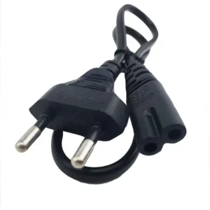 Fast 2 Pin Universal AC Power Cord Cable 1.3M | Efficient Replacement Power Cable