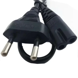 Fast 2 Pin Universal AC Power Cord Cable 1.3M | Efficient Replacement Power Cable