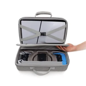 DOBE PlayStation 5 Slim Storage Case – Durable Lightweight PS5 Slim Carrying Case