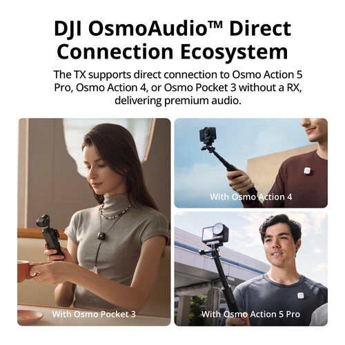 DJI Mic Mini – Reliable 2-Person Compact Wireless Microphone 2 DJI Mic Mini Wireless Microphone