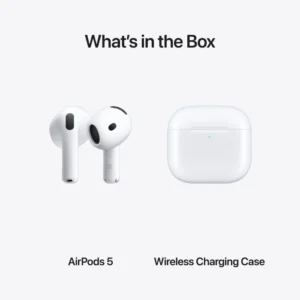 Apple AirPods 5 with Active Noise Cancellation & Wireless Charging Case | Efficient ANC & H2 Chip