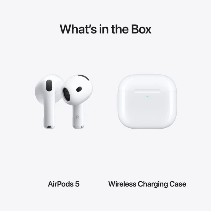 Apple AirPods 5 with Active Noise Cancellation & Wireless Charging Case | Efficient ANC & H2 Chip 8 Apple AirPods 5