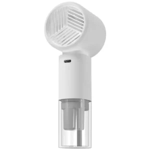 Porodo Lifestyle Cool & Hydrate Mini Fan & Humidifier – White | Efficient 100-Level Speed Control, USB-C & 2000mAh Battery